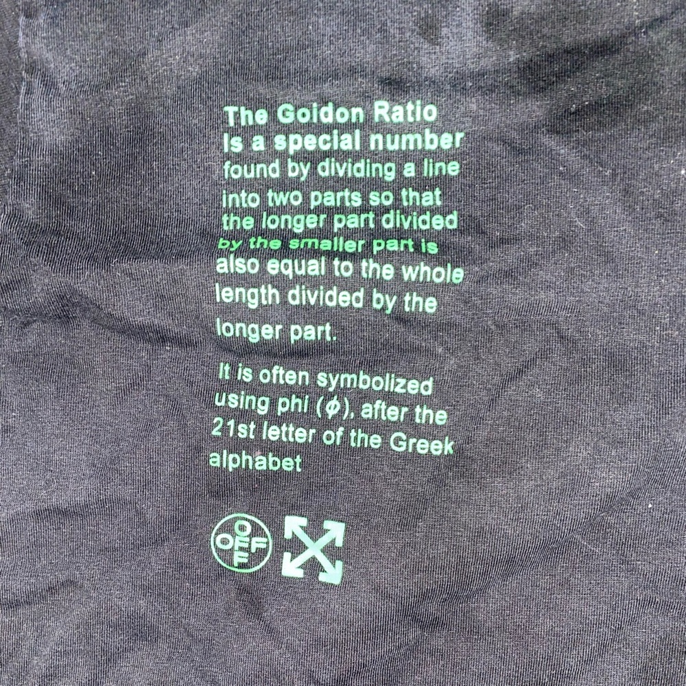 off-white shirt